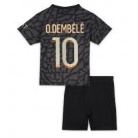 Fotbalové Dres Paris Saint-Germain Ousmane Dembele #10 Dětské Alternativní 2023-24 Krátký Rukáv (+ trenýrky)